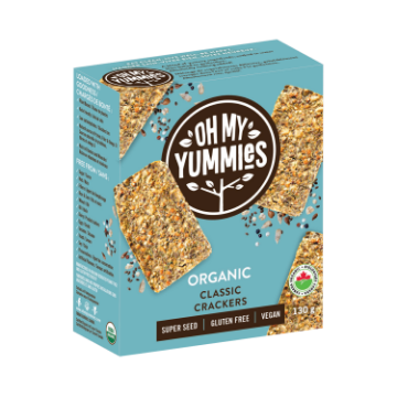 Picture of Oh My Yummies - Organic Classic Crackers 130g 