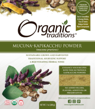 Picture of Organic traditions - Organic Mucuna-Kapikacchu Powder 200g