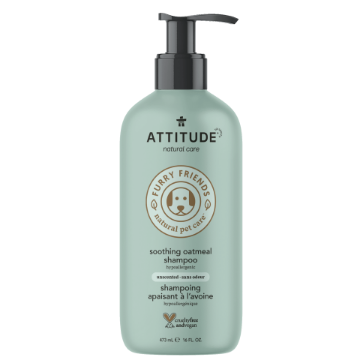 Picture of ATTITUDE - Soothing Oatmeal Shampoo for Pets - Unscented -  473ml