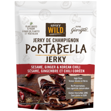 Picture of Savory Wild - Ginger & Korean Chili Mushroom Jerky - 57g
