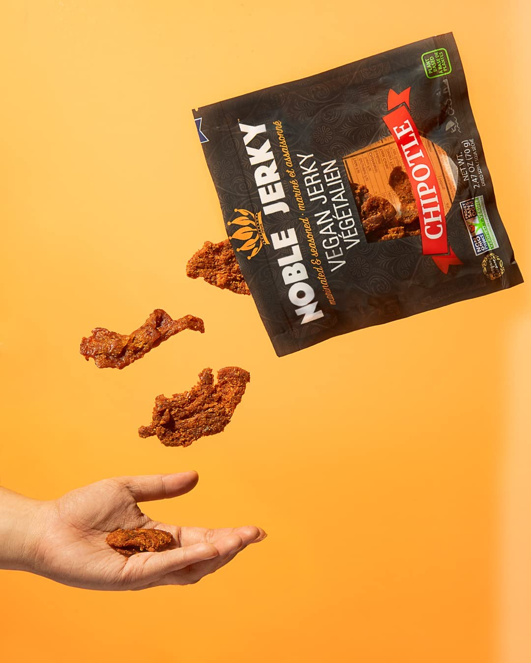 Meesoo. Noble Jerky Chipotle 12 bags