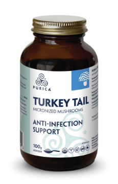 Picture of Purica Turkey Tail Micronized Mushrooms - 100g powder