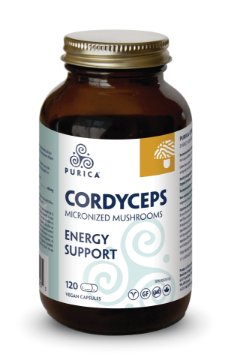 Picture of Purica Cordyceps Micronized Mushrooms - 120 vegan capsules