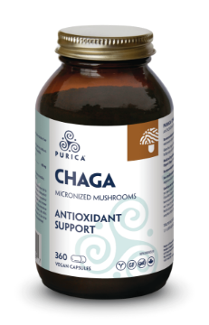 Picture of Purica Chaga Micronized Mushroom - 360 vegan capsules