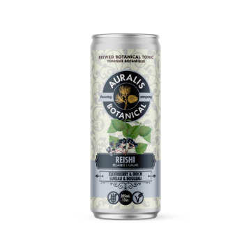 Picture of Auralis Botanical Tonic - Reishi Mushroom, Elderberry & Birch - 4 pack x 355ml