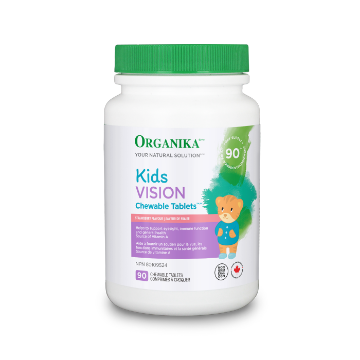 Picture of Organika - Kids Vision Chewable Tablets - 90 tablets
