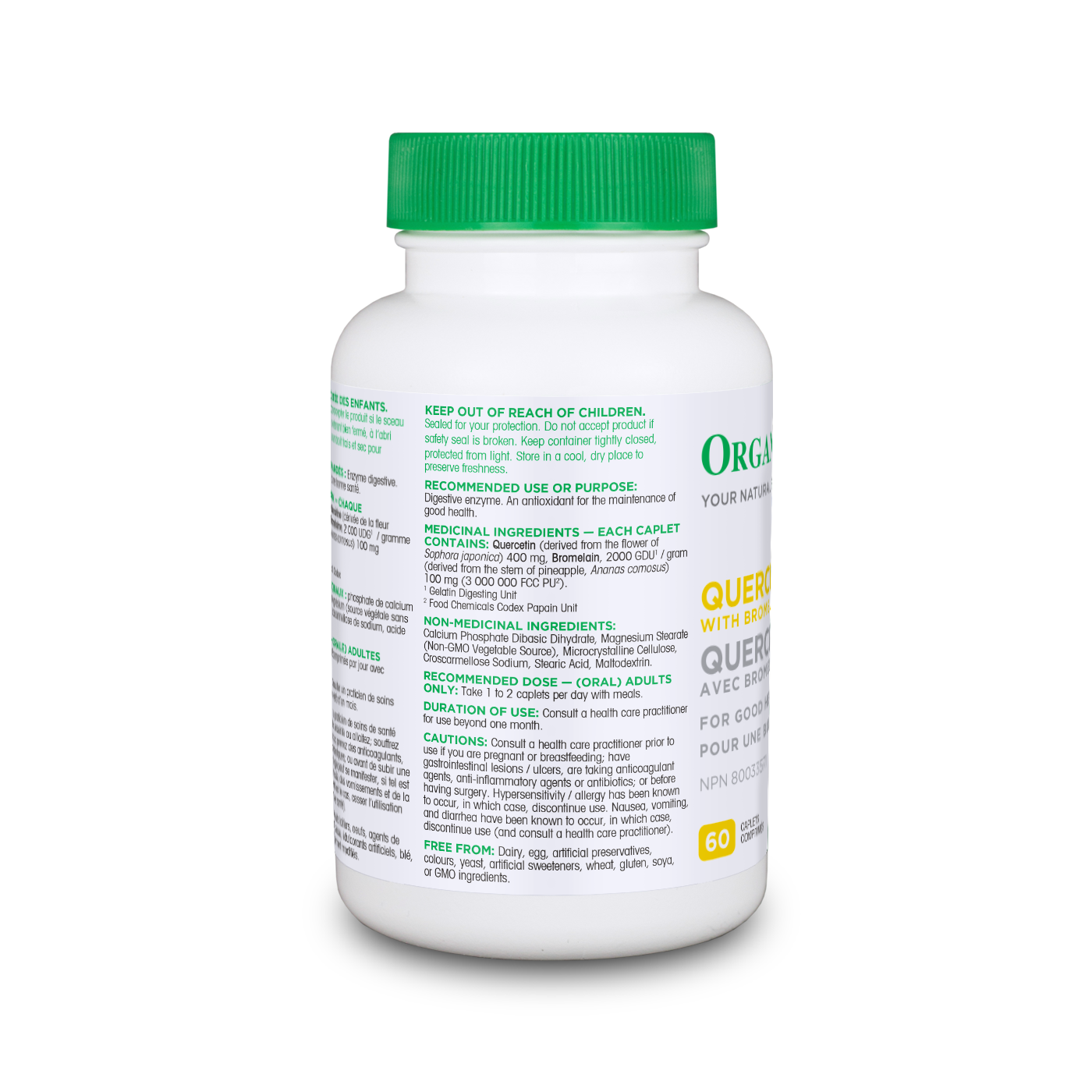 Meesoo. Organika Quercetin with Bromelain 60 caps