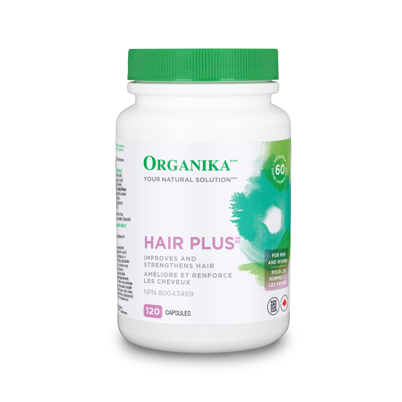 Meesoo. Organika Ginkgo Biloba Hair Plus 120 caps