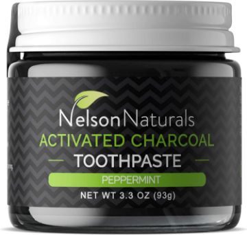 Picture of Nelson Naturals - Activated Charcoal Peppermint Toothpaste 93g