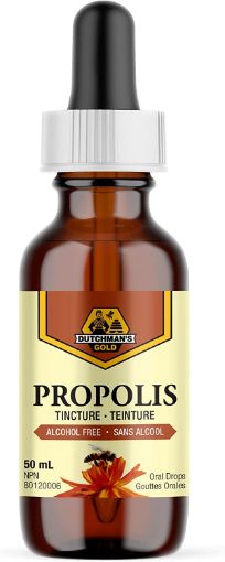 Picture of Dutchman's Gold - Propolis Tincture - Alcohol Free 50 ml