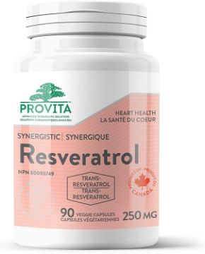 Picture of Provita - Synergistic Resveratrol Forte 90 vcaps