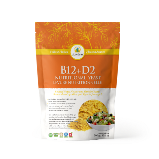 Picture of Ecoideas - Nutritional Yeast with B12+D2 - 300g