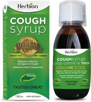 Picture of Herbion  - Naturals Sugar-Free Cough Syrup - 150ml
