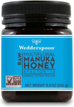 Picture of Wedderspoon - Raw Monofloral Manuka Honey KFactor 12  250g