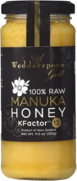 Picture of Wedderspoon - Raw Monofloral Manuka Honey KFactor 12  325g